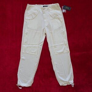 Polo Ralph Lauren Cargo Pants Women's Size 4 Off White